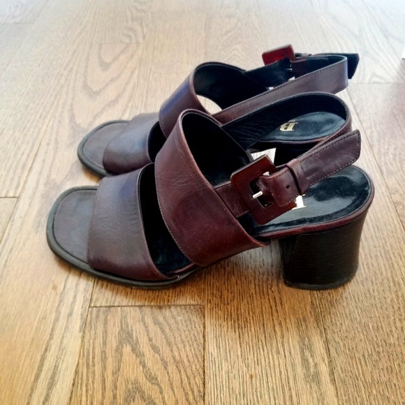 Browns Chocolate Brown 100% Leather Sandals - Picture 5 of 6